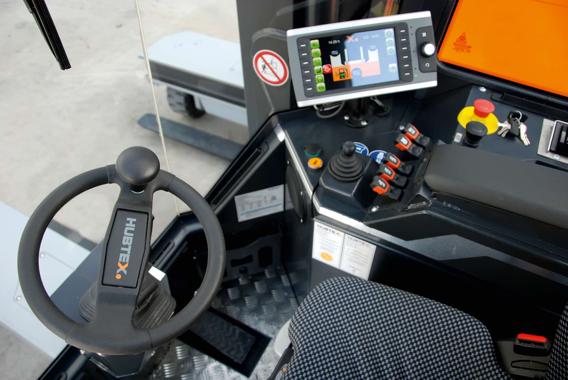 The interior view of the DQ-X cab shows a wide variety of operation variants