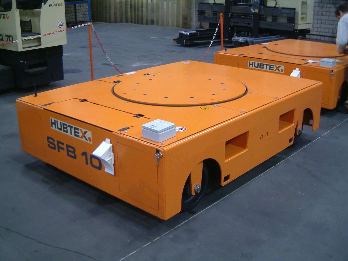 De HUBTEX platformwagen van het type SFB 10