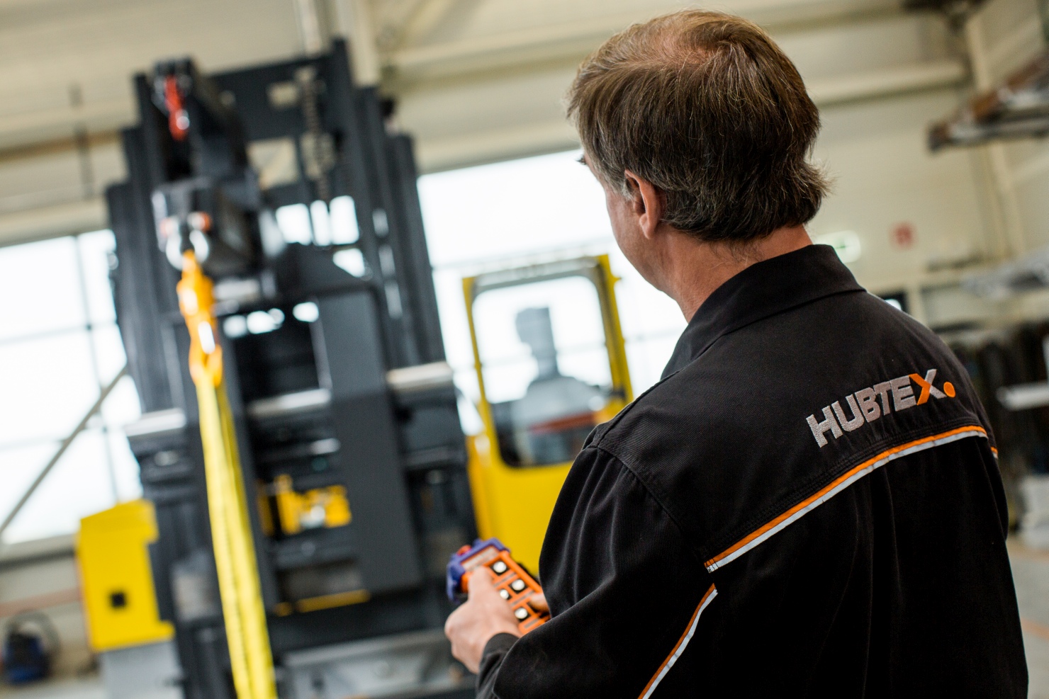 Inspeção de segurança dos equipamentos da HUBTEX