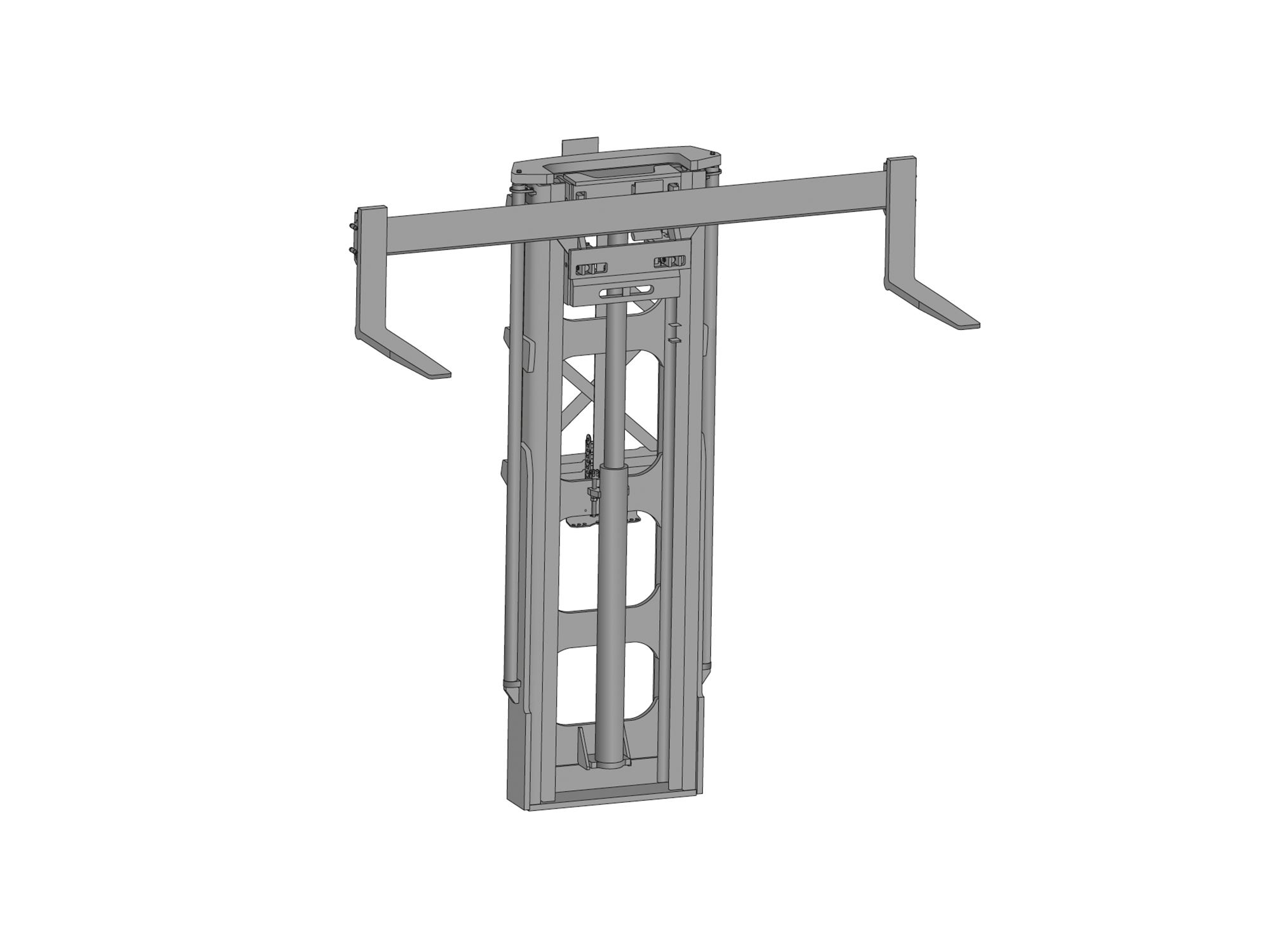 Lift mast on the HUBTEX PhoeniX