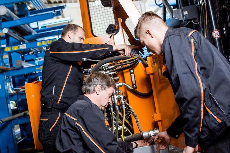 The HUBTEX service workshop is always available to you.