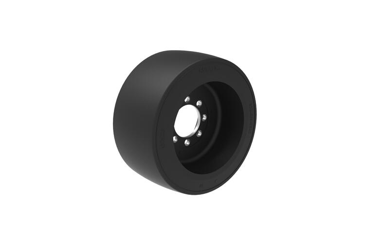 Their elastic tires mean that HUBTEX vehicles are suitable for combined indoor and outdoor use.