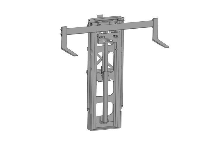 Lift mast on the HUBTEX PhoeniX