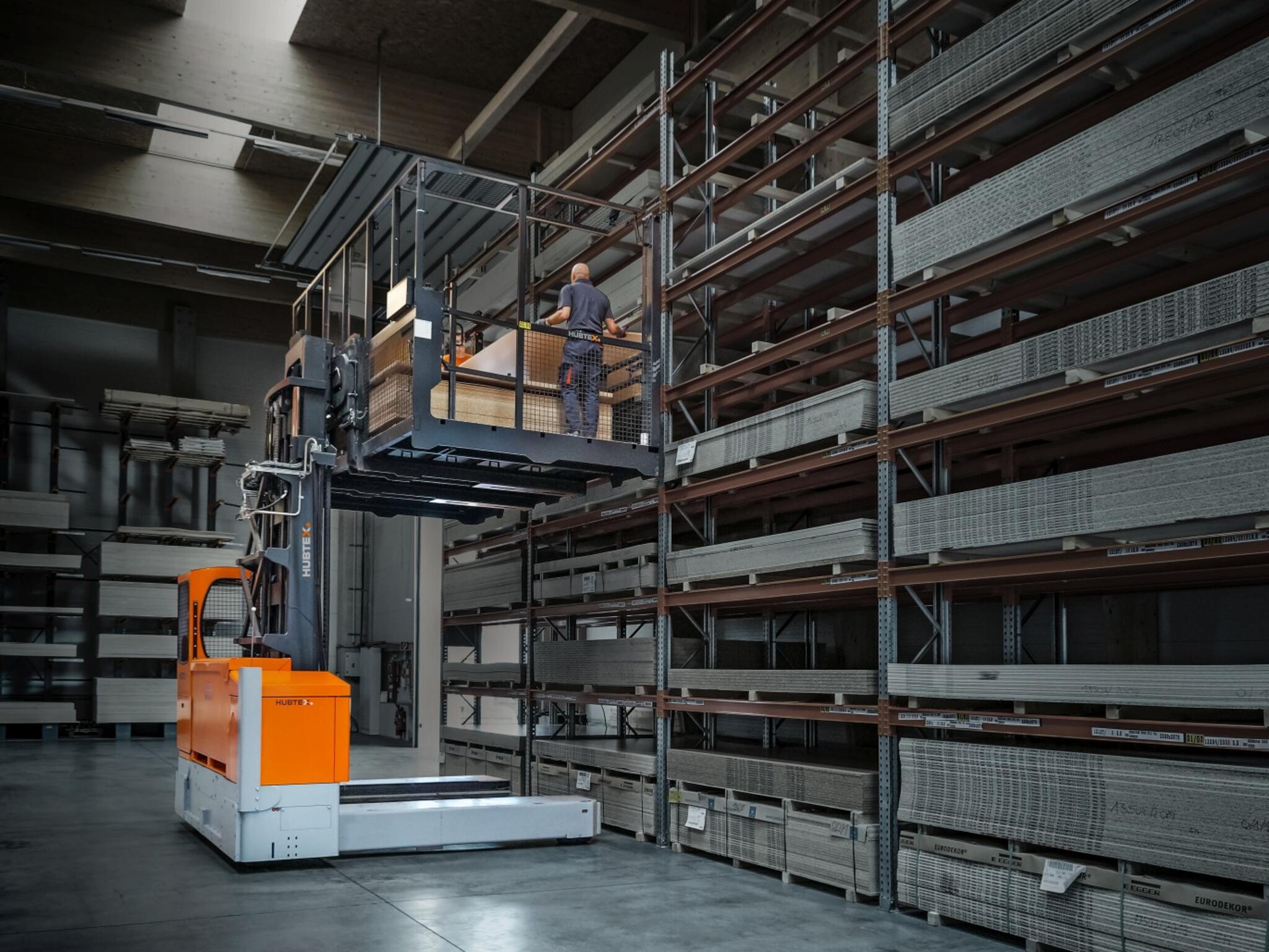 Platen orderverzamelen met HUBTEX