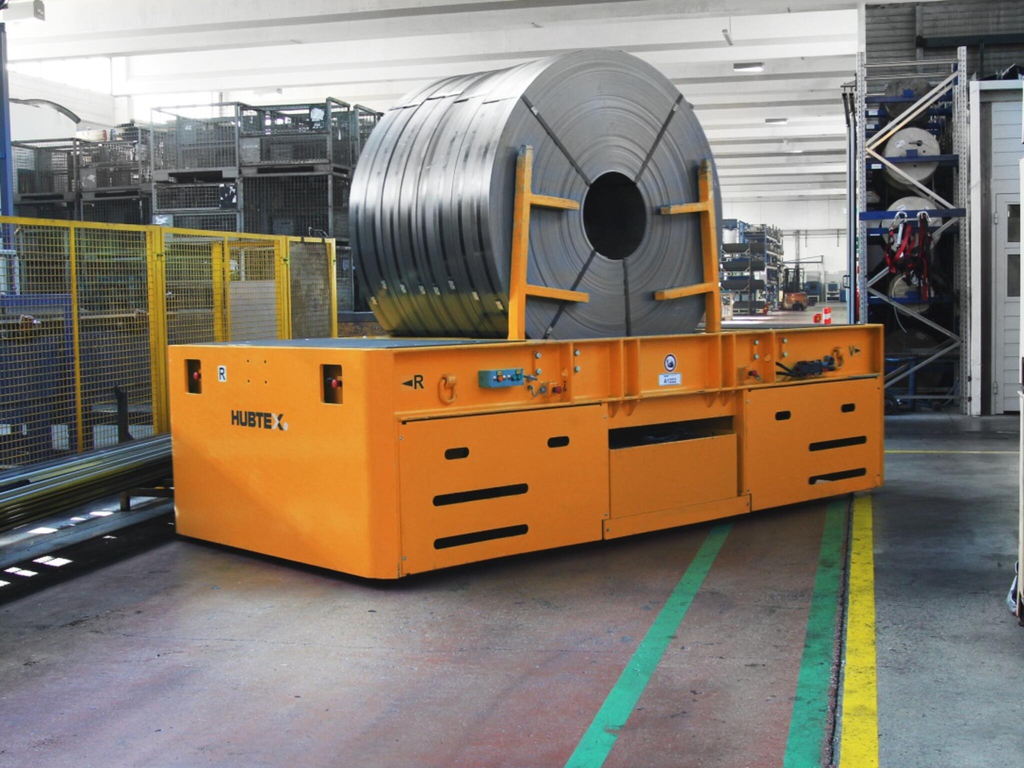 Plattformwagen mit Coil