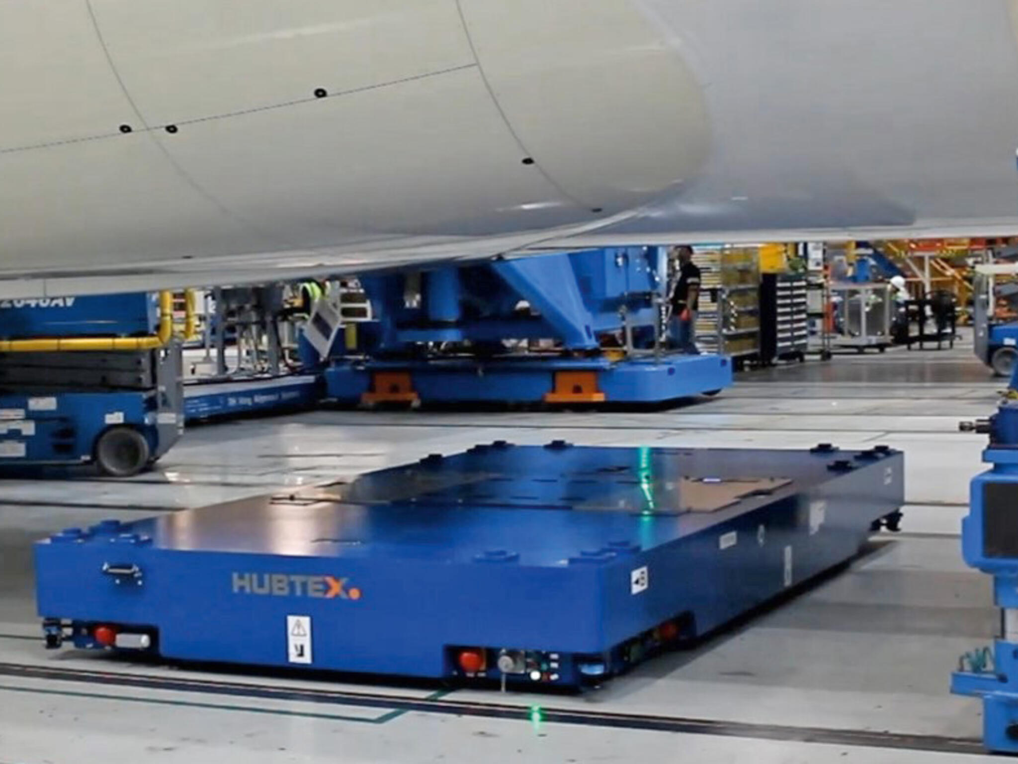 De HUBTEX platformwagen met minimale bouwhoogte